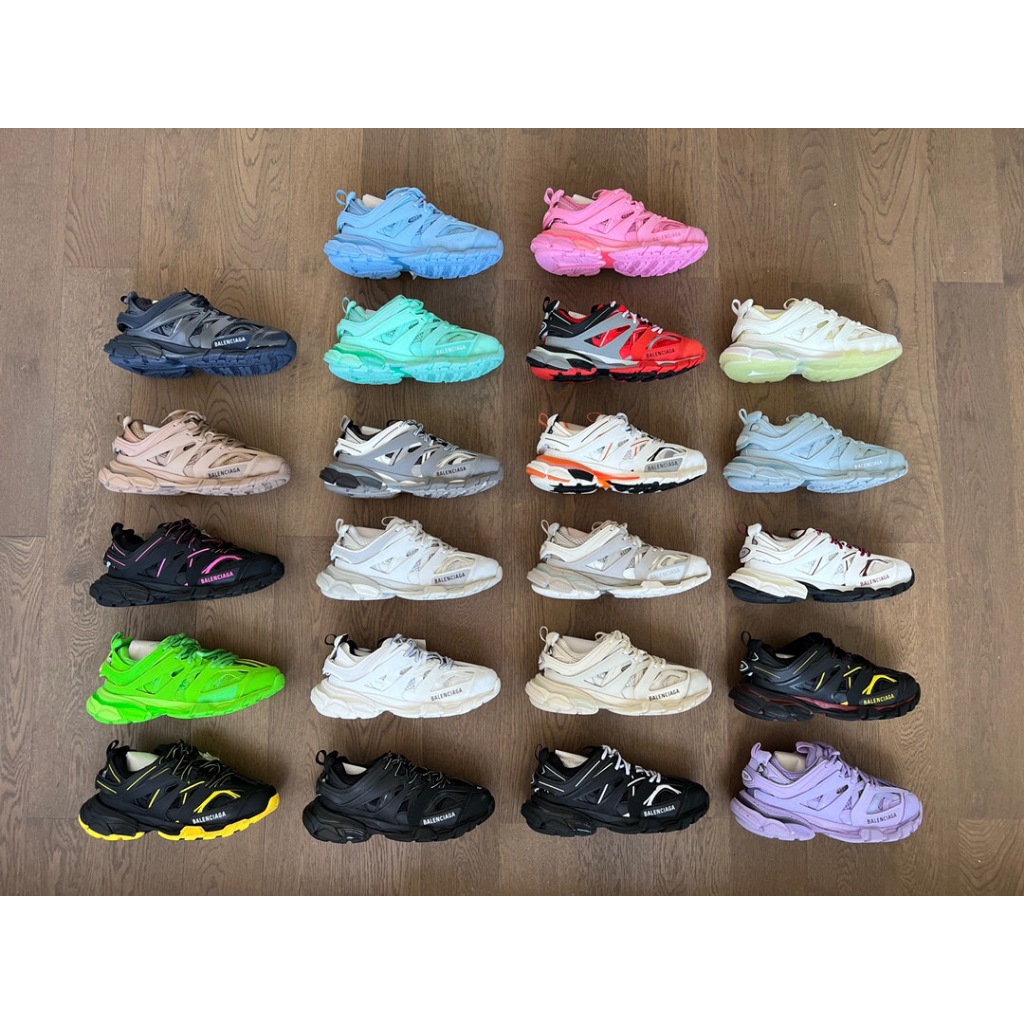 พรี​ ราคา5100 Balenciaga Sneaker Tess s.Gomma MAILLE WHITE/ORANGE 3.0 รองเท้าผู้ชาย รองเท้าผู้หญิง รองเท้ากีฬา35-45