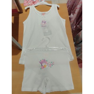 SANRIO เสื้อกล้ามพร้อมกางเกงเด็กหญิงครบชุด