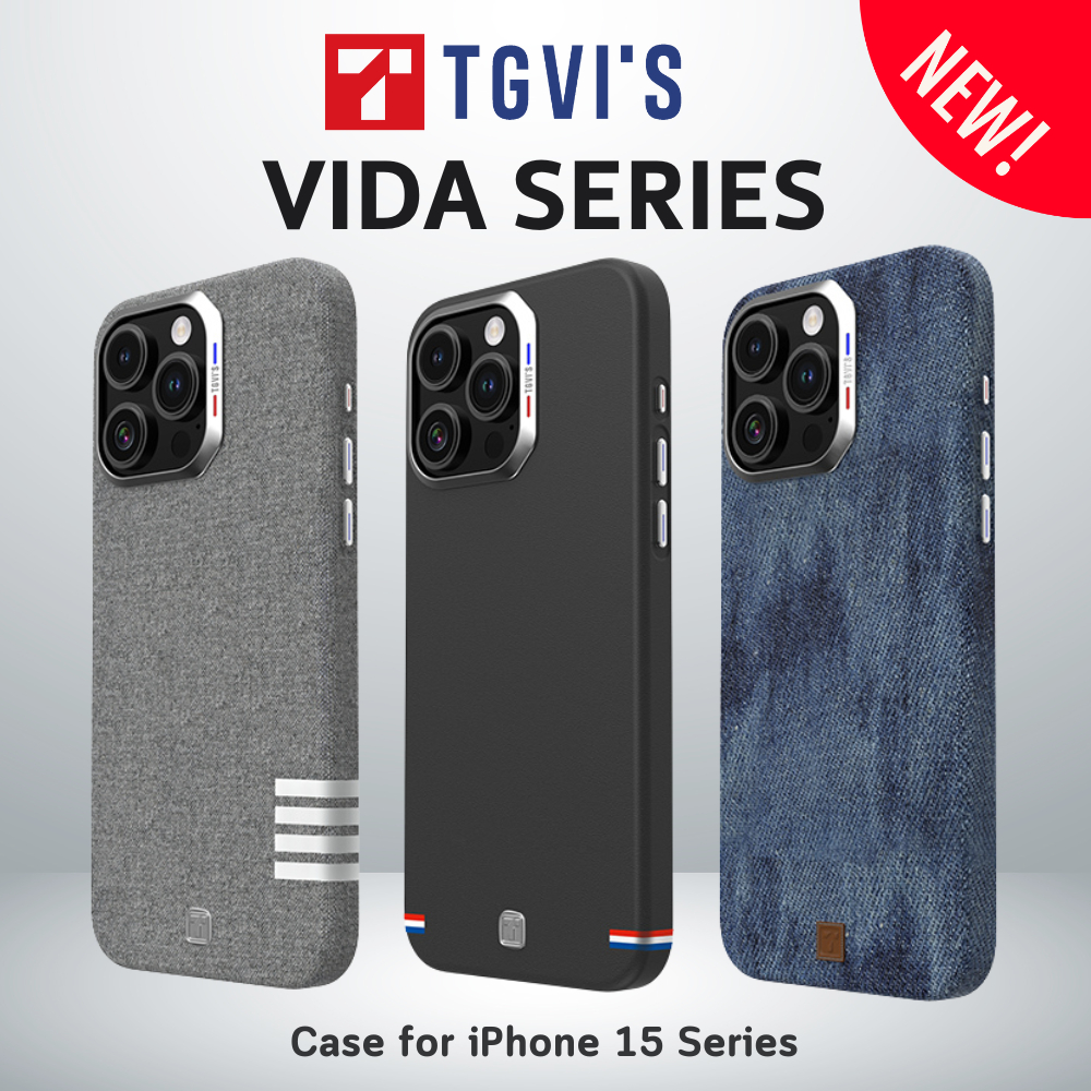 TGVI'S VIDA SERIES  เคสกันกระแทก สำหรับ iPhone 15 Series ( 15/ 15 Pro/ 15 Promax )