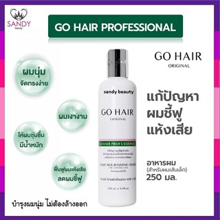 แท้100% อาหารผม Go Hair Professional Hair Mask ขวดขาว  250มล…