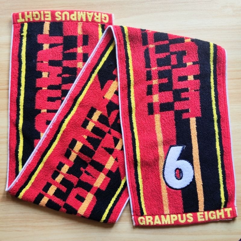 ผ้าพันคอ CLUB GRAMPUS ฟุตบอลญี่ปุ่น เบอร์ 6 NAGOYA GRAMPUS EIGHT ญี่ปุ่นมือสอง