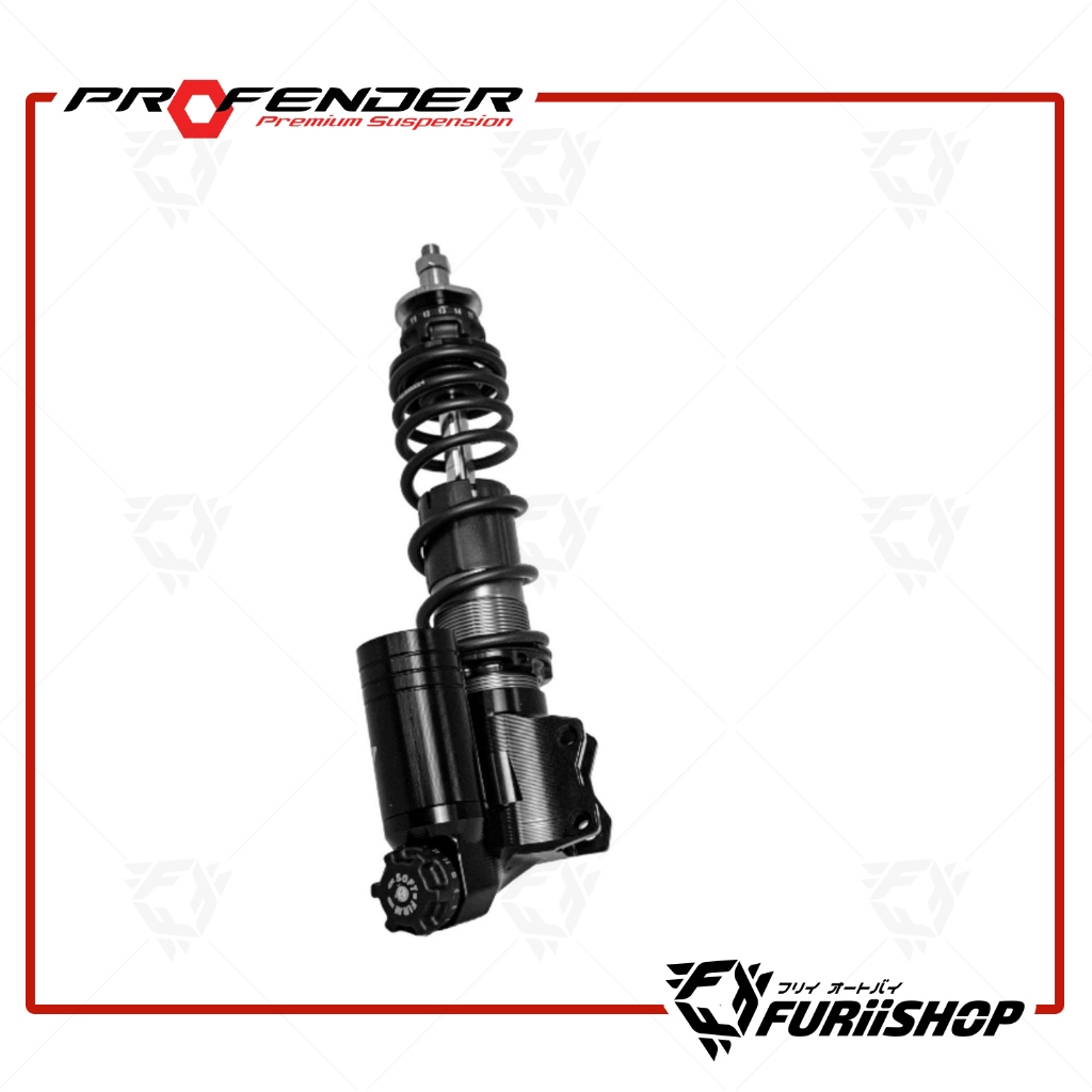 โช๊ค PROFENDER X-Series For Vespa Primavere , Sprint , 125/150 Front PM-VE3001-S (RD/BK)