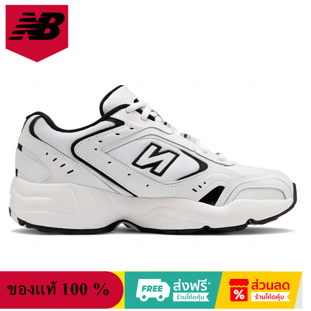 New Balance 452 White Black WX452SB รองเท้าผ้าใบ