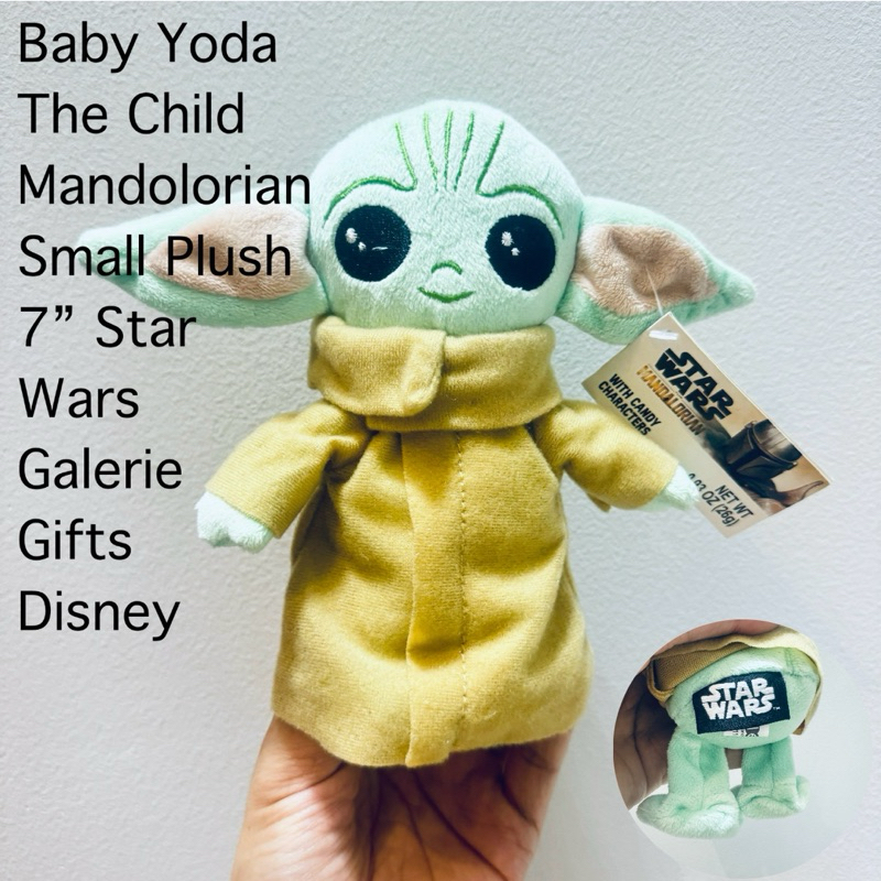 ตุ๊กตา โยดา หน้าเด็ก Baby Yoda ใน สตาร์วอร์ส Star wars ขนาด7นิ้ว จับนั่งได้ หายาก ป้ายห้อย ลิขสิทธิ์แท้ สภาพ98%