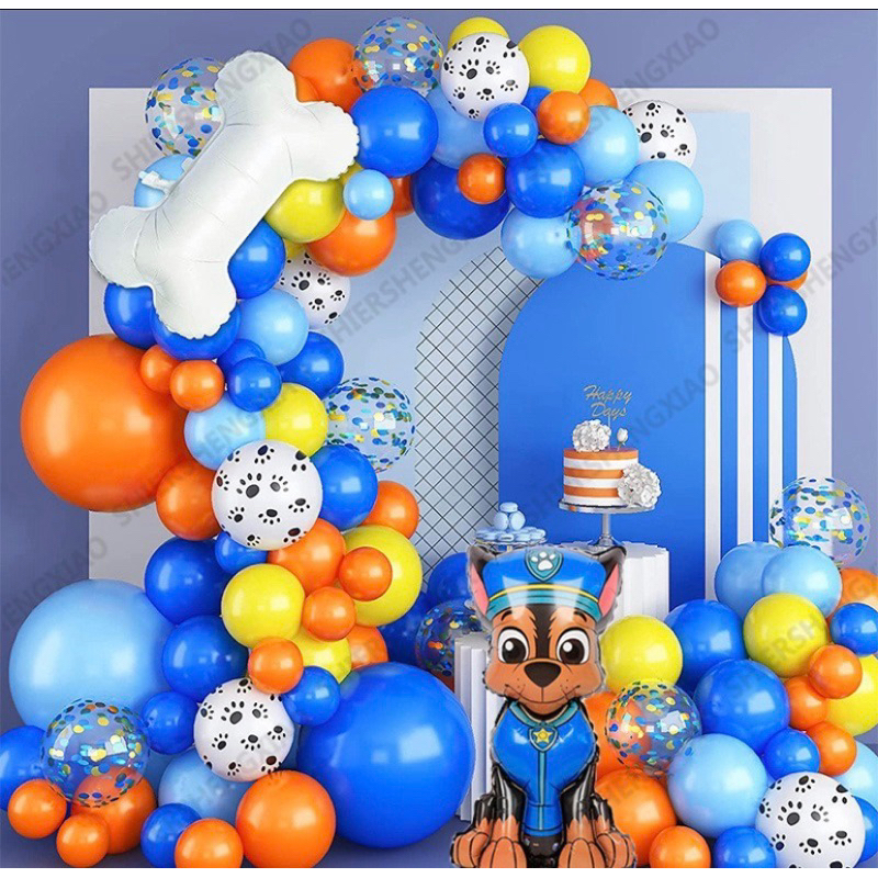 เซ็ตลูกโป่งธีม Paw Patrol สร้างสรรค์ สําหรับตกแต่งปาร์ตี้วันเกิดเด็กผู้ชาย และผู้หญิง 88 ชิ้น