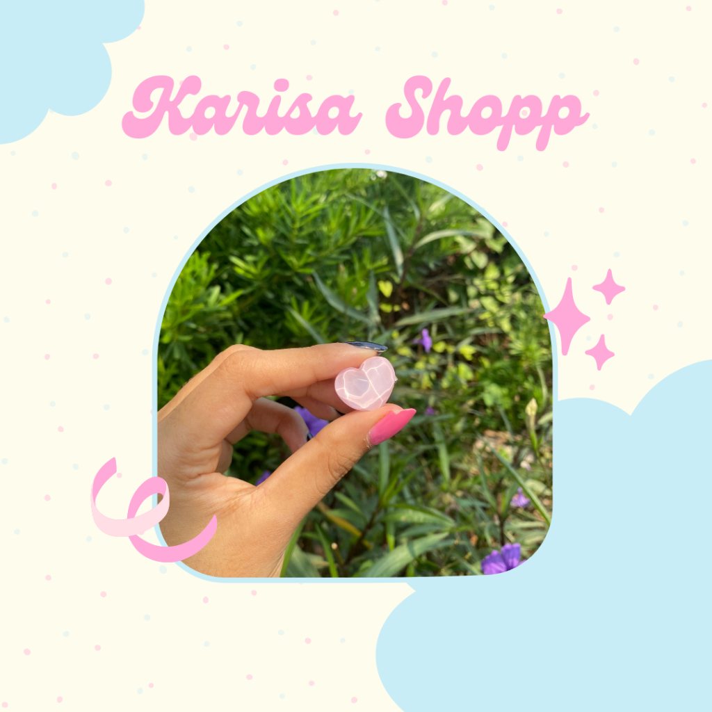 Karisa shopp🎀(พร้อมส่งจากกทม.)กิ๊บ หัวใจ สีชมพู 🩷