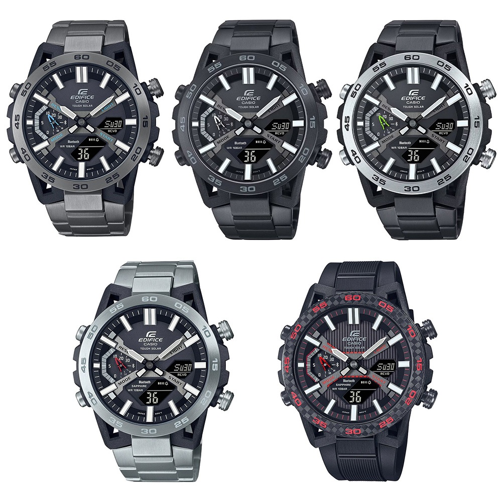 Casio Edifice นาฬิกาข้อมือผู้ชาย  ECB-2000,ECB-2000D,ECB-2000PB,ECB-2000YD (ECB-2000D-1A,ECB-2000DD-