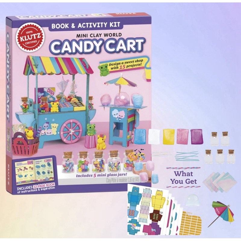 Klutz Mini Clay World Candy Cart Craft Kit ของแท้💯%%