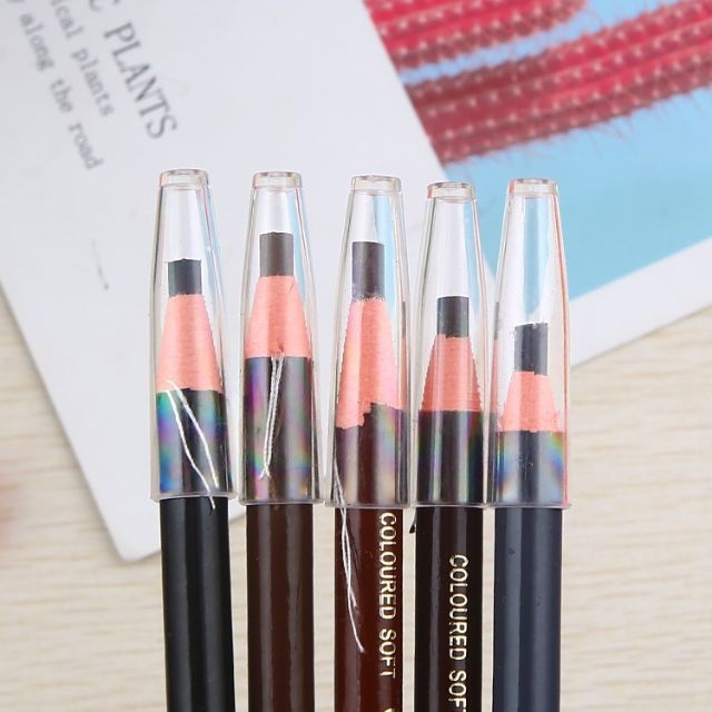 ดินสอเขียนคิ้ว เครื่องสำอางสำหรับผู้หญิ กันน้ำ ติดทนนาน แบบหมุน กันเหงื่อ ดินสอเขียนคิ้วแบบเชือก - รูปที่ 6