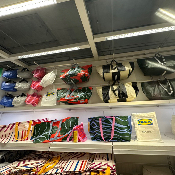 พร้อมส่งไม่ต้องรอ-ถุงกระสอบIKEA คละแบบ