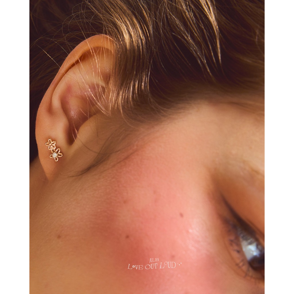 Julys – poppy bloom earrings ราคา ถูกที่สุด ดีลบีเคเค แกลเลอรีภาพที่ 8