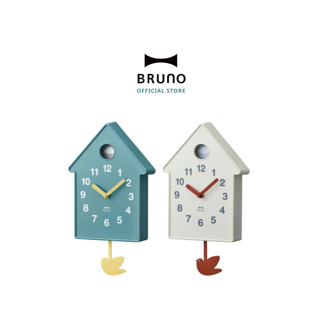 BRUNO Bird Mobile Clock - BCW034 นาฬิกาแขวนผนังสไตล์สแกนดิเนเวีย ลูกตุ้มนก นาฬิกาอะนาล็อก ของขวัญ ปีใหม่ Gift