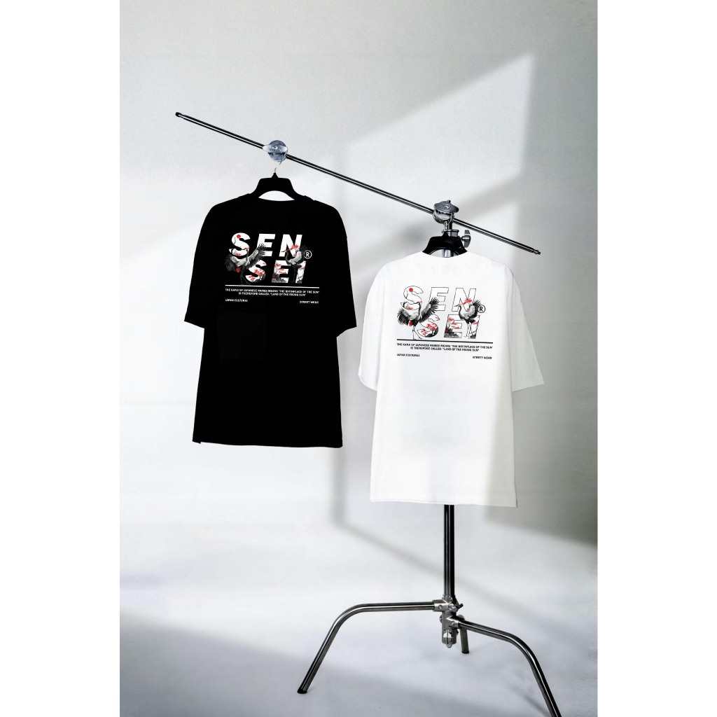 🌈ใส่โค้ดSENSEI20Pลด20%✨เสื้อยืดแขนสั้นSENSEI OVERSIZE JAPANESE CULTURE