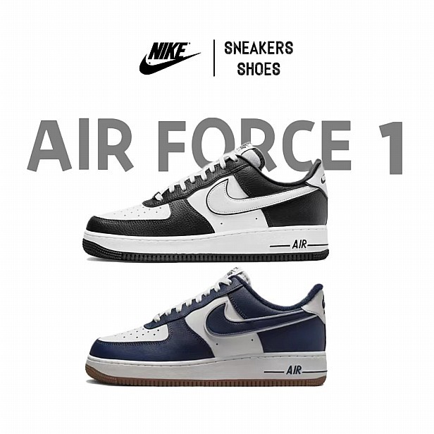 Nike air force 1 low "panda" college pack shoes รองเท้าผ้าใบ