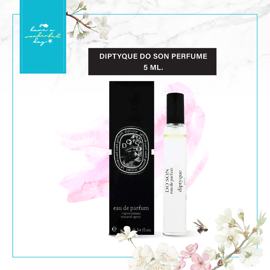 Diptyque Do Son EDP 5ml ความทรงจำที่ชวนระลึกถึงดอกไม้ ความสว่างไสว และความสุข ช่วงหน้าร้อนที่ Do Son