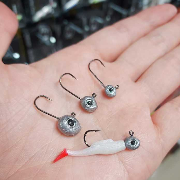 หัวจิ๊ก jighead หัวaji อย่างดี ราคาถูก ราคาประหยัด หัวปลา  #aji #ajing #แคโร #แคโรไลน่าริก #calorinarig