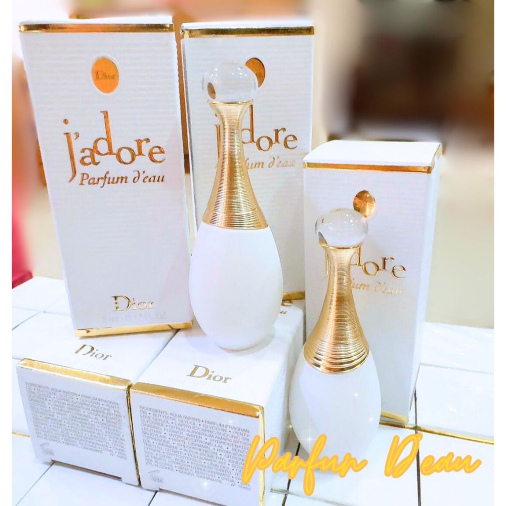 (D' eau) Christian Dior J' adore Parfum D' eau 5 ml. แบบแต้ม