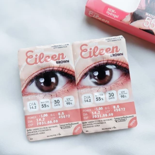 Kitty Kawaii Contact Lens : Mini Eileen Brown (Blister pack) - คอนเทคเลนส์รายเดือน