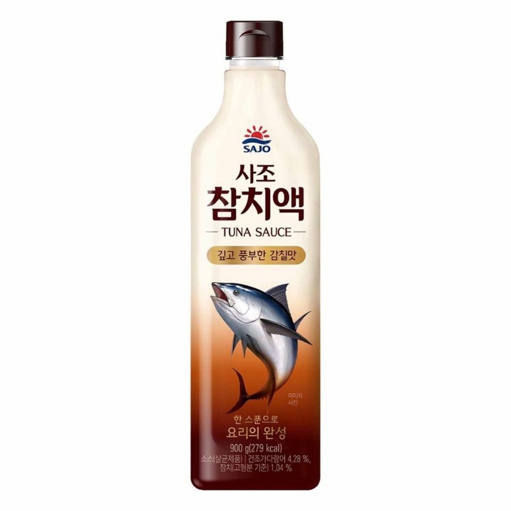 [ของแท้] 참치액 Sajo Tuna Sauce (น้ำปลาทูน่า) 500g/900g