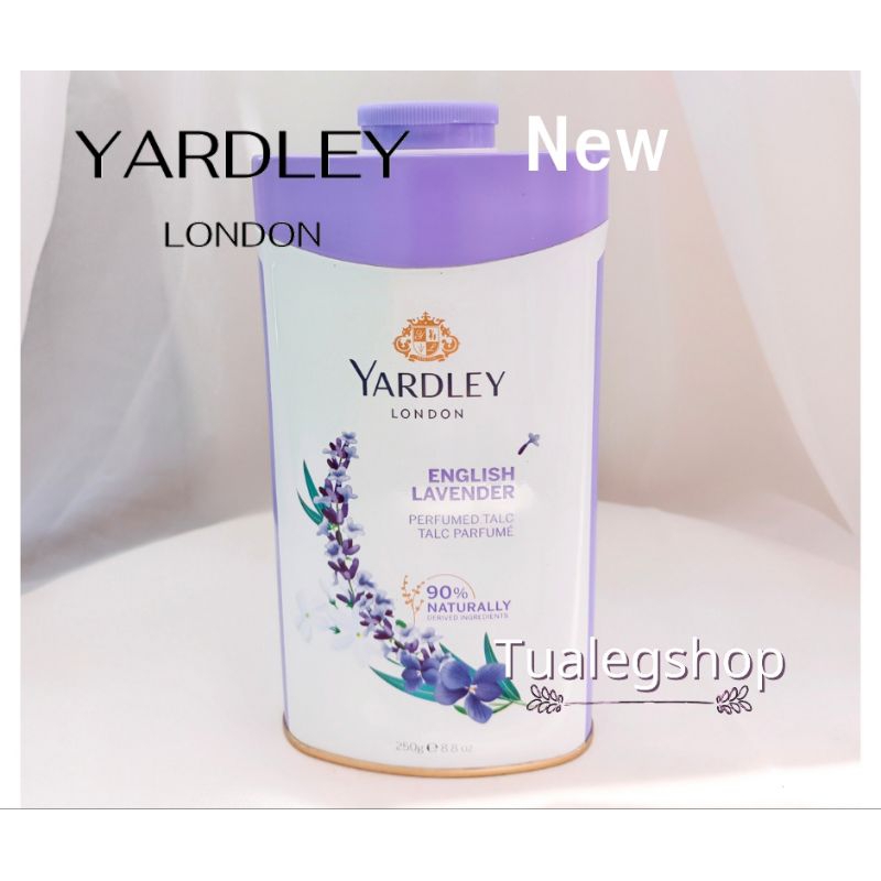 Yardley London English Lavender Perfumed Talc, 250 g แป้งหอม5กลิ่น