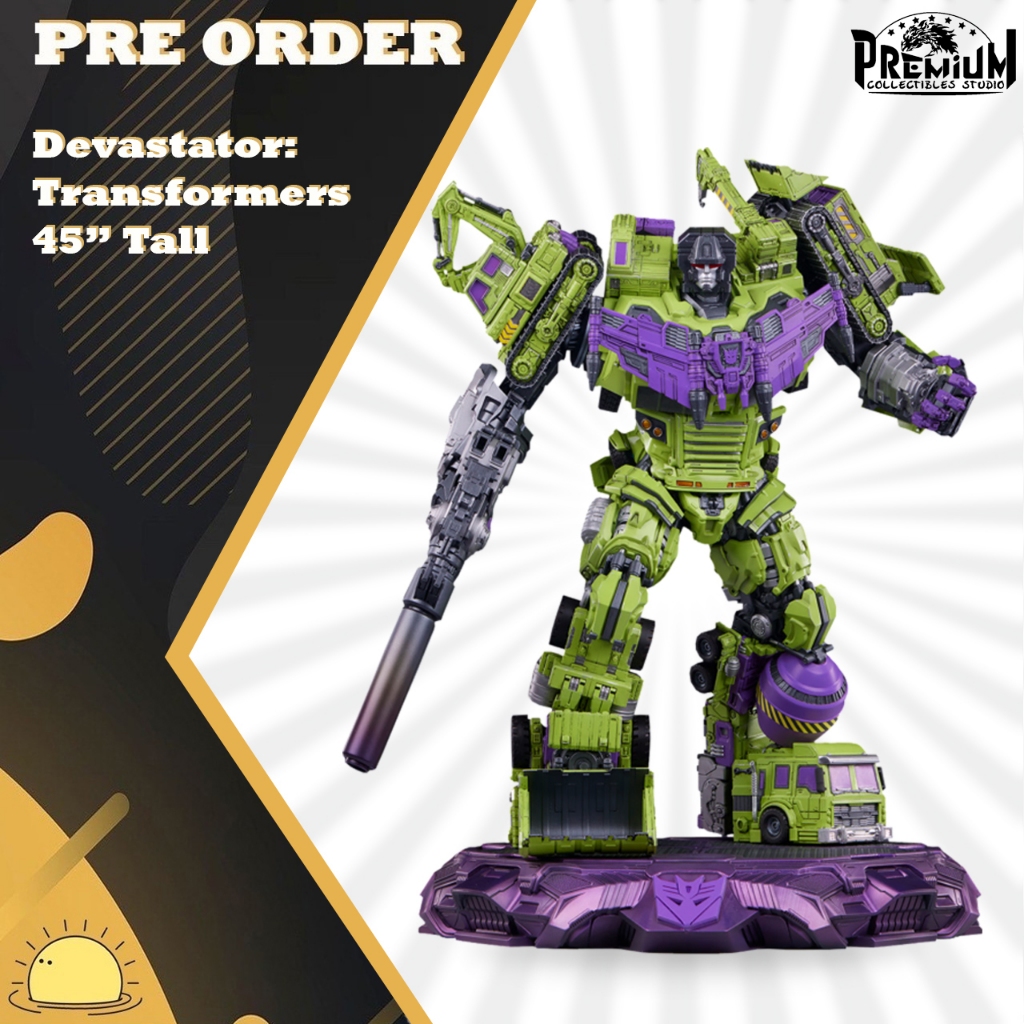 Pre-order PCS Collectibles Transformers: Devastator Museum Scale Statue