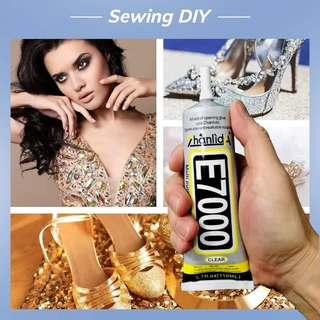 Zhanlida E7000 กาวติดผ้า ติดเพชร งาน DIY ทั่วไป ใช้งานได้หลากหลาย เหนียว ไม่แข็ง ไม่เป็นเป็นฝ้าขาว