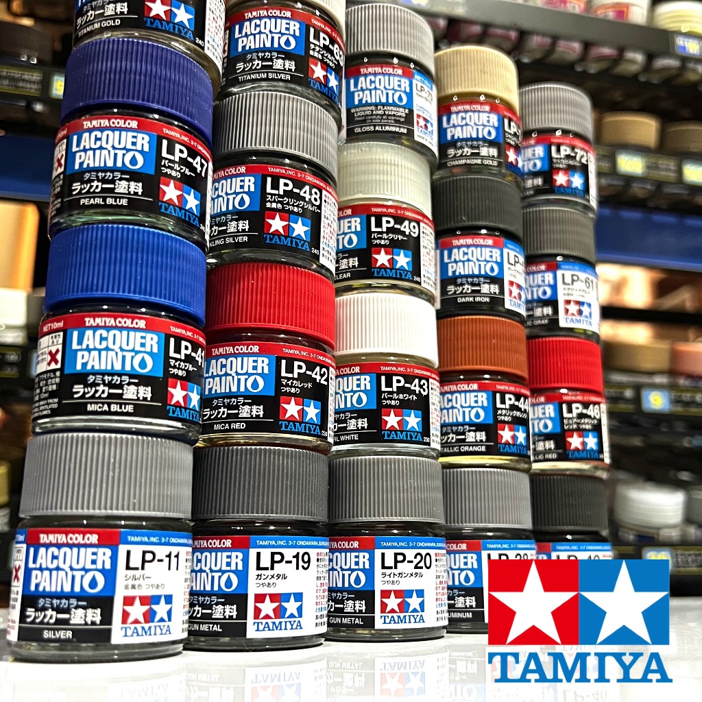 TAMIYA COLOR LACQUER PAINTO METALLIC สีทามิย่า กลุ่ม สีโลหะ สูตรแลคเกอร์