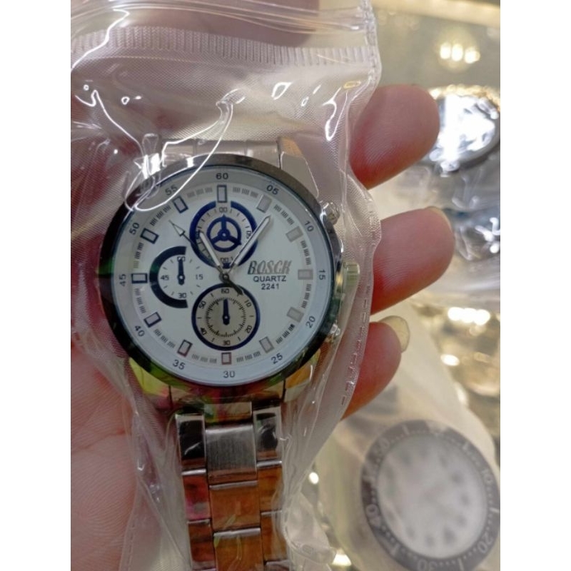 นาฬิกาข้อมือ Bosck ของแท้ กันน้ำ 30 เมตร
สามารถตัดสายได้
เหมาะกับเพศชาย