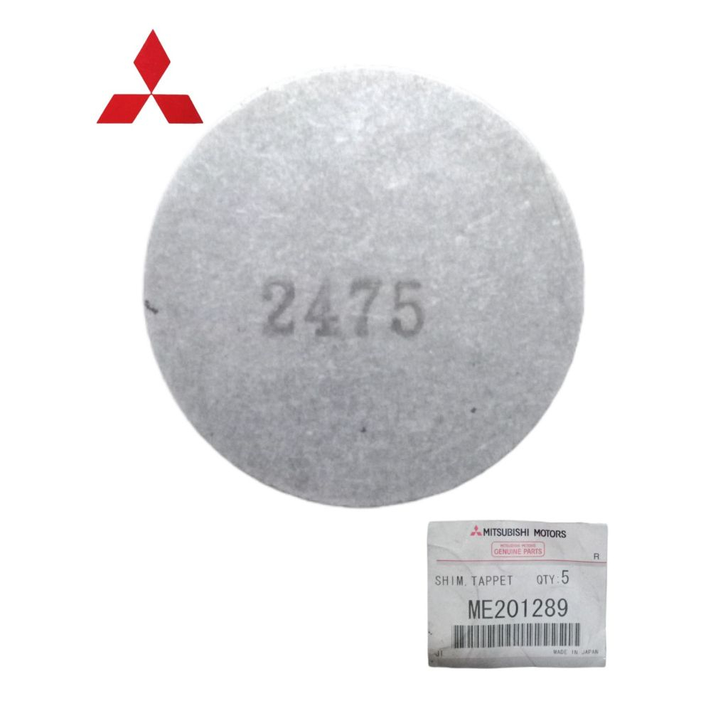 อะไหล่แท้ 💯%มิตซูบิชิ ME201289 แผ่นชิมวาล์ว2.475 ใช้กับรถSTRADA K67 K77 ปี1994-1996 G-WAGON K57 ปี20