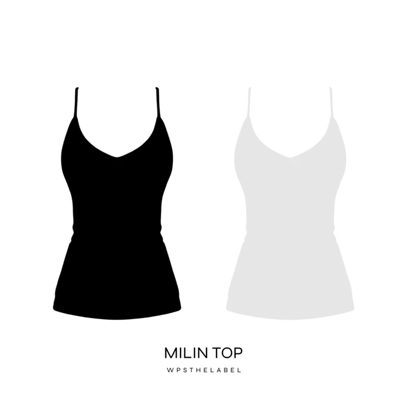 MILIN TOP (สายเดี่ยว basic สายปรับได้)