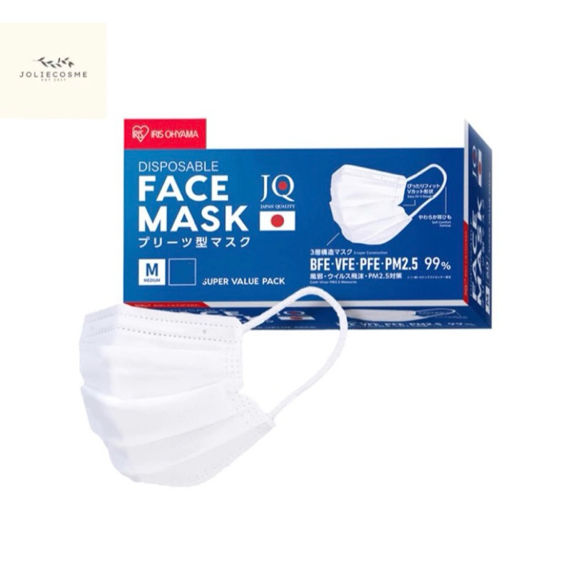 หน้ากากอนามัย ไอริส โอยามะ มาสก์ IRIS OHYAMA Mask Size M [30ชิ้น]