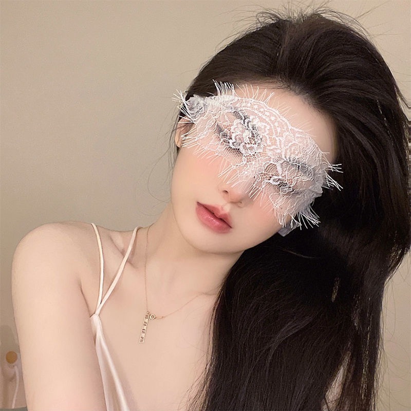 【DarkFangrance】พร้อมส่ง🚚🚚ผ้าปิดตาผู้หญิงเซ็กซี่ปิดตา🖤🤍 ผ้าปิดตาลูกไม้สีดำและสีขาว H3052