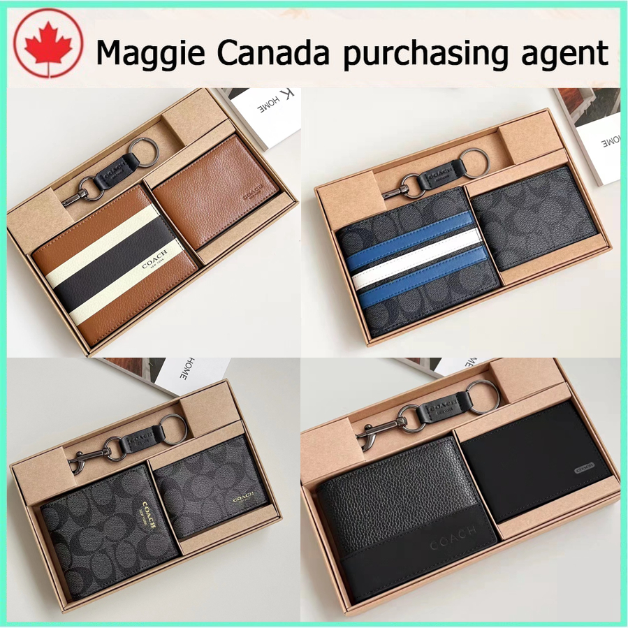 #Maggie Canada# Coach-ของขวัญวันเกิด  (กระเป๋าผู้ชาย) &gt; (กระเป๋าสตางค์ใบสั้น)