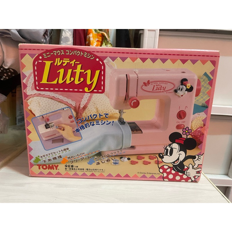 TOMY Luty จักรเย็บผ้าของเล่น Disney Minnie สินค้ามือสอง ของแท้นำเข้าจากญี่ปุ่น