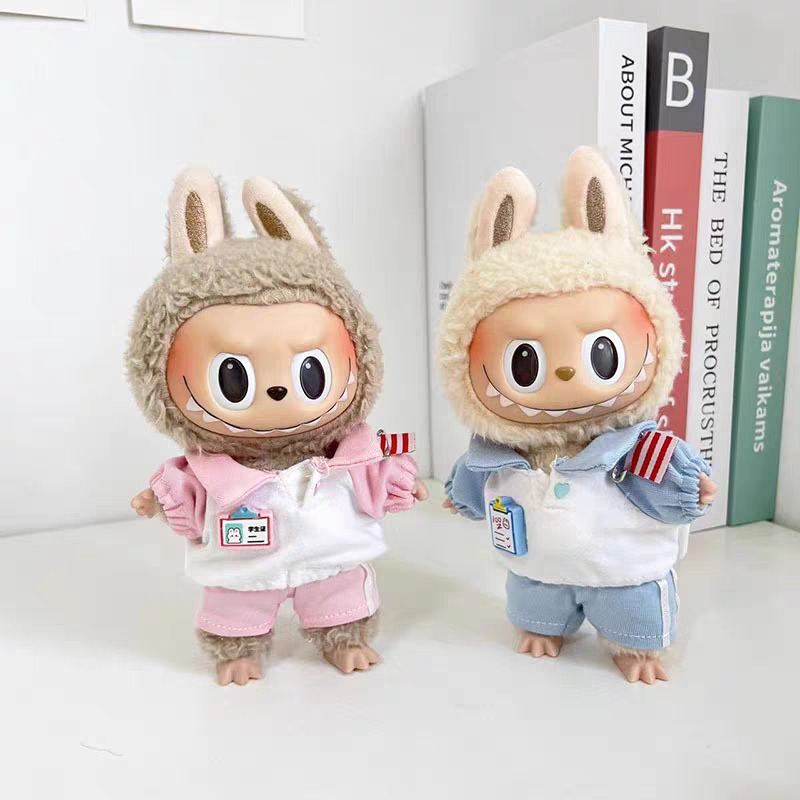 พร้อมส่งจากไทย!!! ชุด Labubu มาการอง ชุดเสื้อผ้าตุ๊กตา Collection วันชิลๆของน้อง ราคา ถูกที่สุด ดีลบีเคเค แกลเลอรีภาพที่ 3