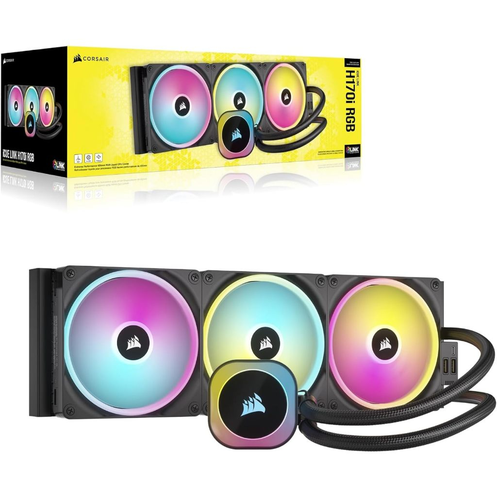 CORSAIR iCUE LINK H170i RGB 420MM LIQUID CPU COOLER