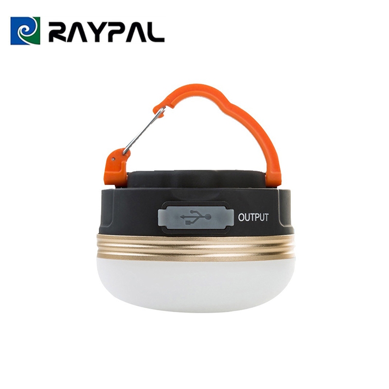 RAYPAL โคมไฟเต็นท์ LED ไฟเต็นท์ LED โคมไฟพกพา ไฟแคมป์ปิ้ง ไฟซาลาเปา แบบชาร์จ 1800 mAh สีวอร์มไวท์ สามารถปรับได้3 โหมด