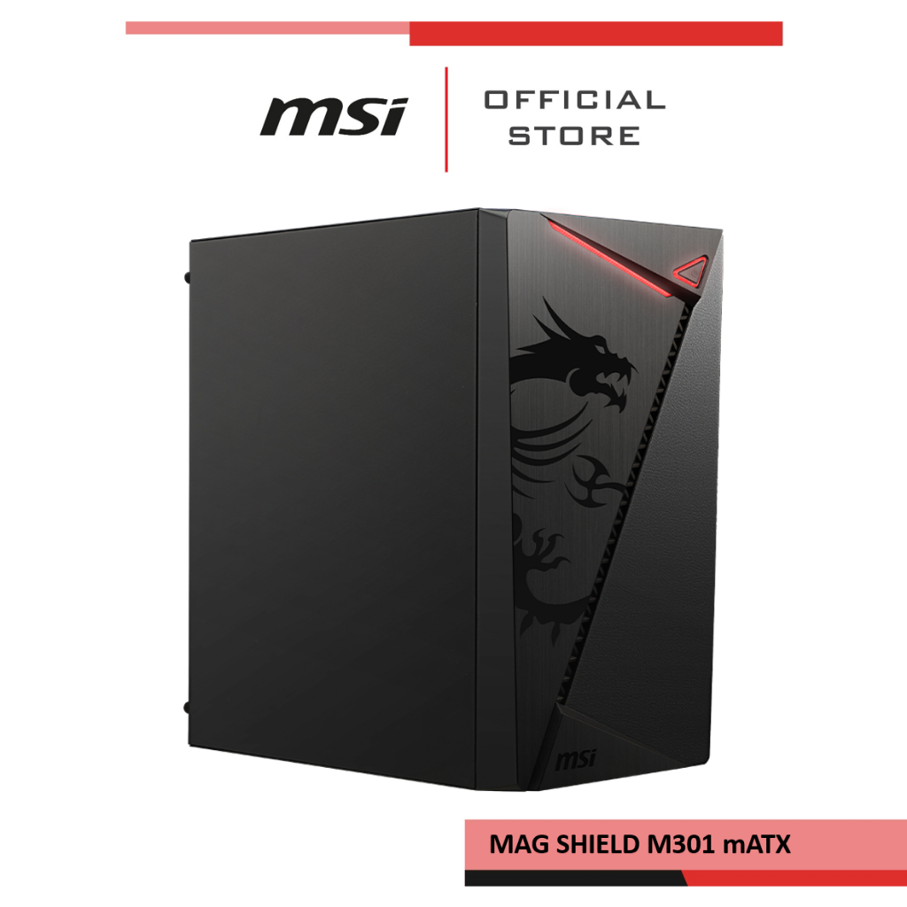 [Pre-Order] MSI CASE MAG SHIELD M301 mATX  เคสคอมพิวเตอร์ เคสคอมประกอบ (MSIMAGSH-M301)
