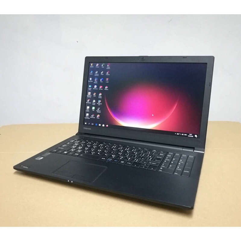 โน๊ตบุ๊คมือสอง Notebook Toshiba intel Core i5 Gen4 รุ่น R35/M(RAM:4GB/HDD:500GB)ทำงาน ดูหนัง ฟังเพลง