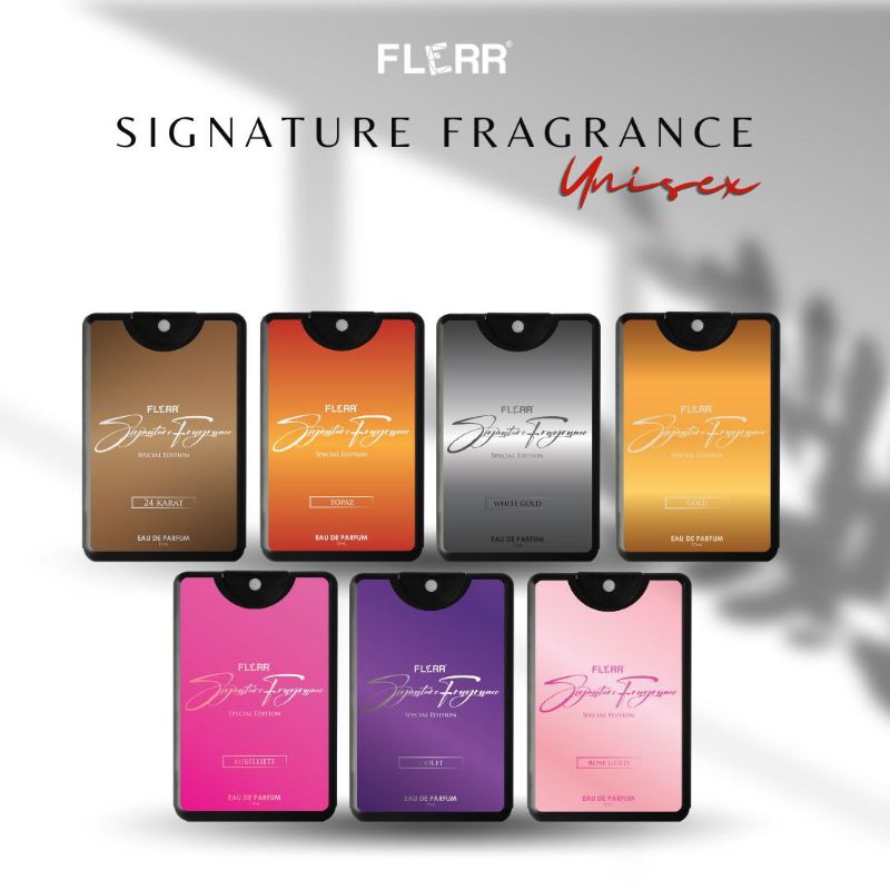 FLERR SIGNATURE FRAGRANCE BODY PERFUME MAN มุสลิมสามารถใส่ละหมาดได้  ขนาด17ml.