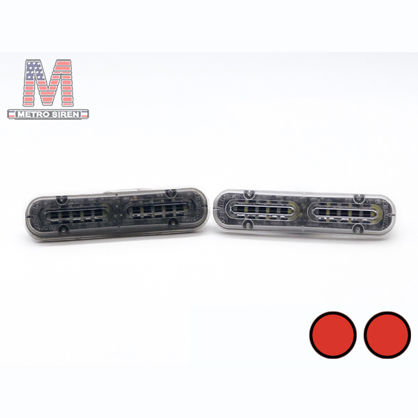 Whelen ION T สีแดงล้วน ไซเรน (มือสอง - คู่)