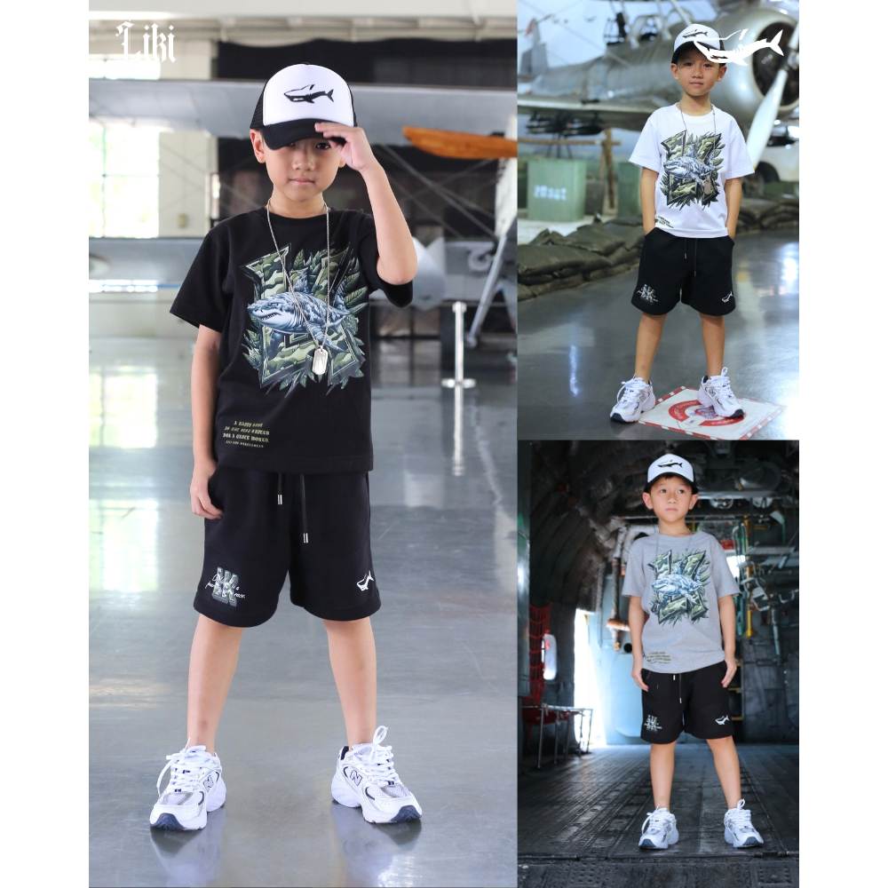 เสื้อยืดเด็ก Liki kids x Army ลายทหารสุดเท่ห์ ผ้าสุดนุ่ม