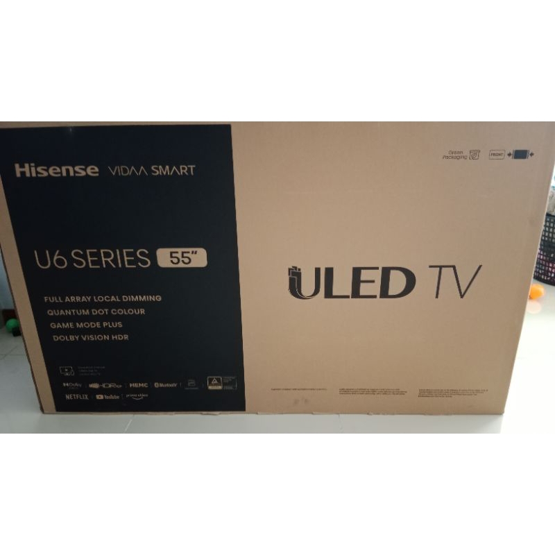 Hisense 55U6H ULED 4K Full Array 55 นิ้ว Dolby Vision , Atmos