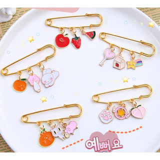 ☆เข็มกลัดคนท้อง เข็มกลัดแฟชั่น สไตล์เกาหลี ลายน่ารัก