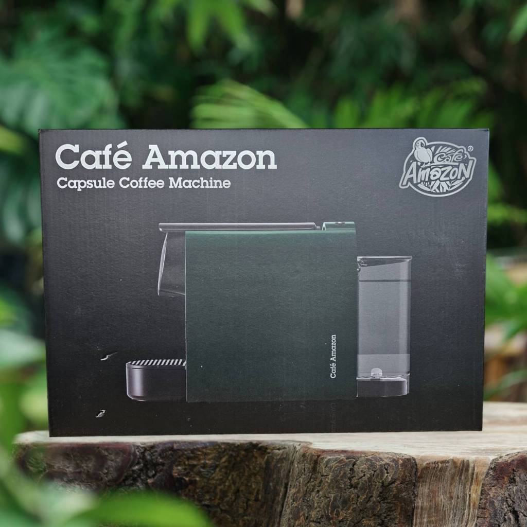 เครื่องชงกาแฟแคปซูล Cafe' Amazon มีสีเขียว,สีดำ