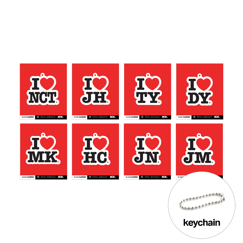 Acrylic keychain พวงกุญแจอะคริลิค I LOVE NCT 127 DREAM