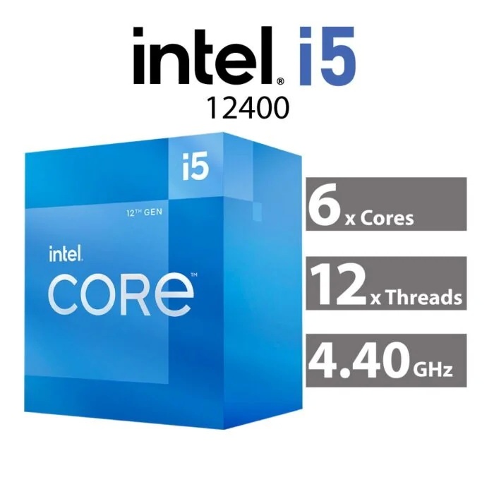 CPU (ซีพียู) INTEL CORE I5-12400 2.5 GHz (SOCKET LGA 1700) รับประกัน 3 - Y