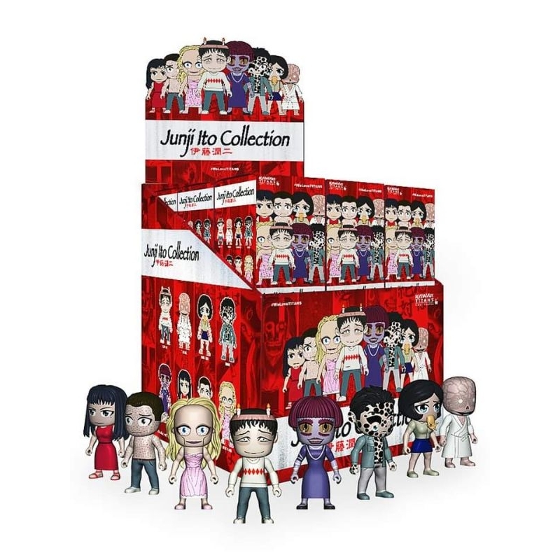 กล่องสุ่ม อ.จุนจิ อิโต้ Junji Ito Blind Box : Kawaii Titans 3 Inch Vinyl Figures #Junji Ito #จุนจิ อ