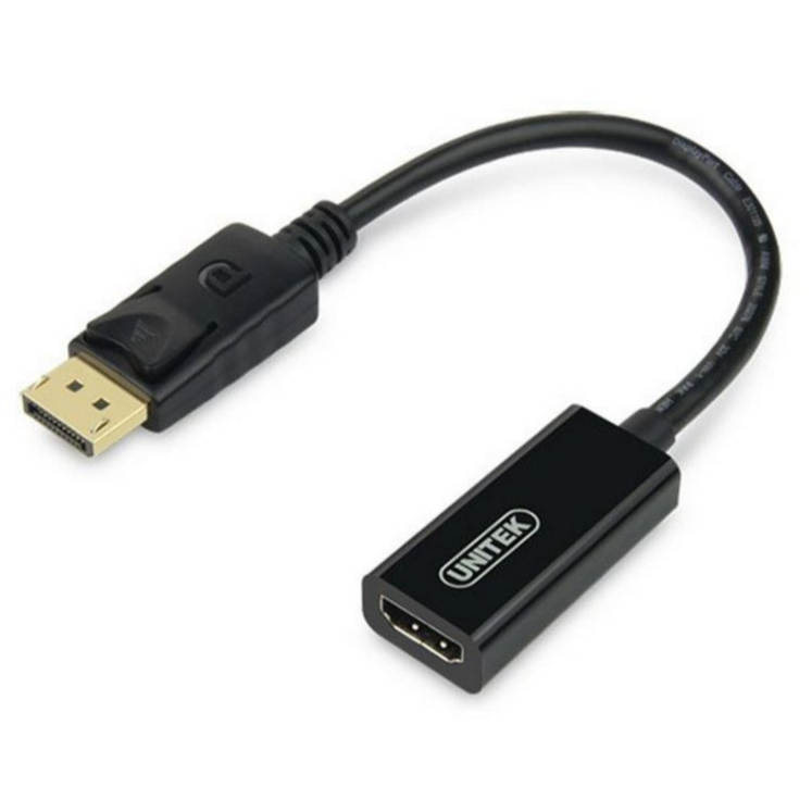 Display Port to HDMI UNITEK Adapter รุ่น V606ABK 0.15M DP HDTV NEWc