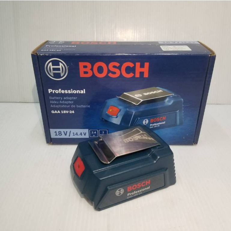BOSCH ที่ชาร์จUSB รุ่น GAA18V-24 / 1600A00J61 งานร่วมกับแบตเตอรี่เครื่องมือไร้สายของบ๊อช (ไม่รวมแบตเตอรี่)